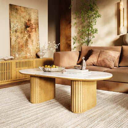 Emery Sintered Stone Coffee Table 120cm W