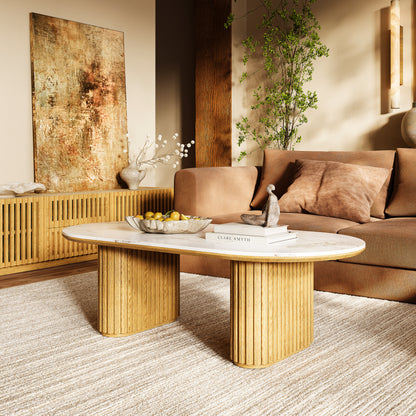 Emery Sintered Stone Coffee Table 120cm W