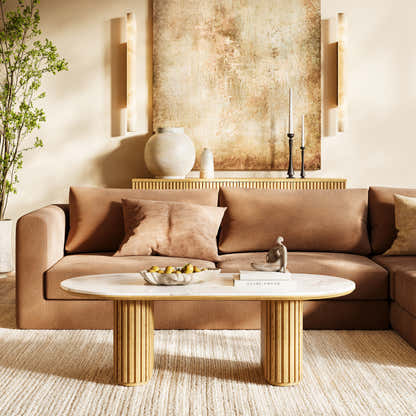 Emery Sintered Stone Coffee Table 120cm W