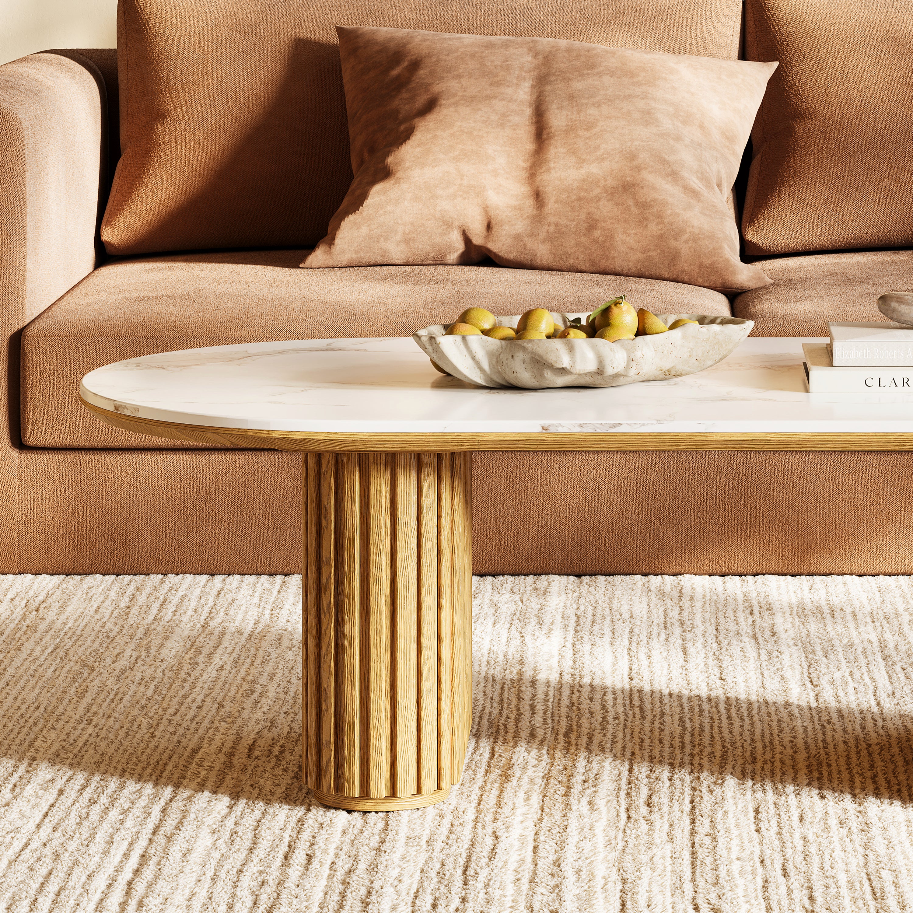 Emery Sintered Stone Coffee Table 120cm W