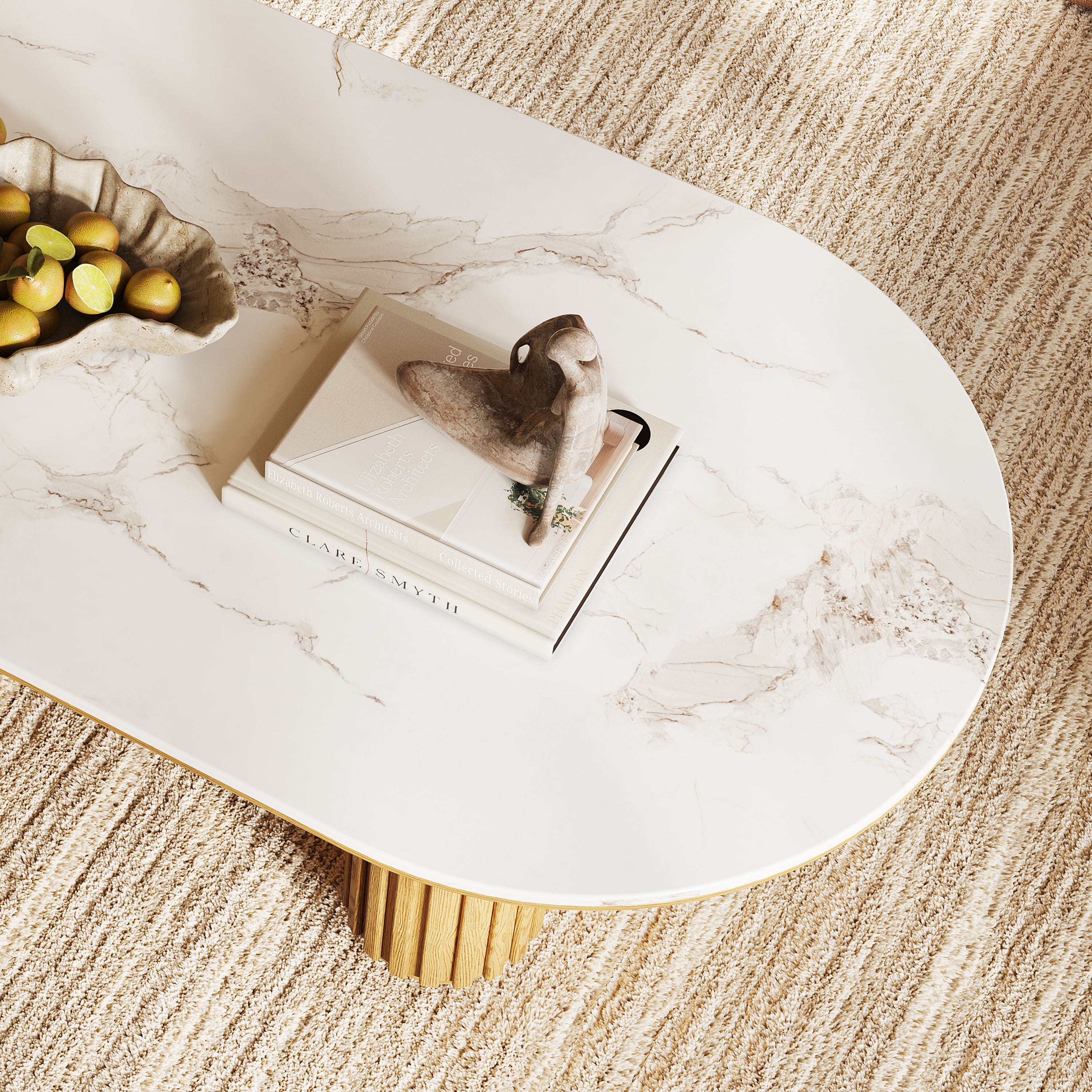 Emery Sintered Stone Coffee Table 120cm W