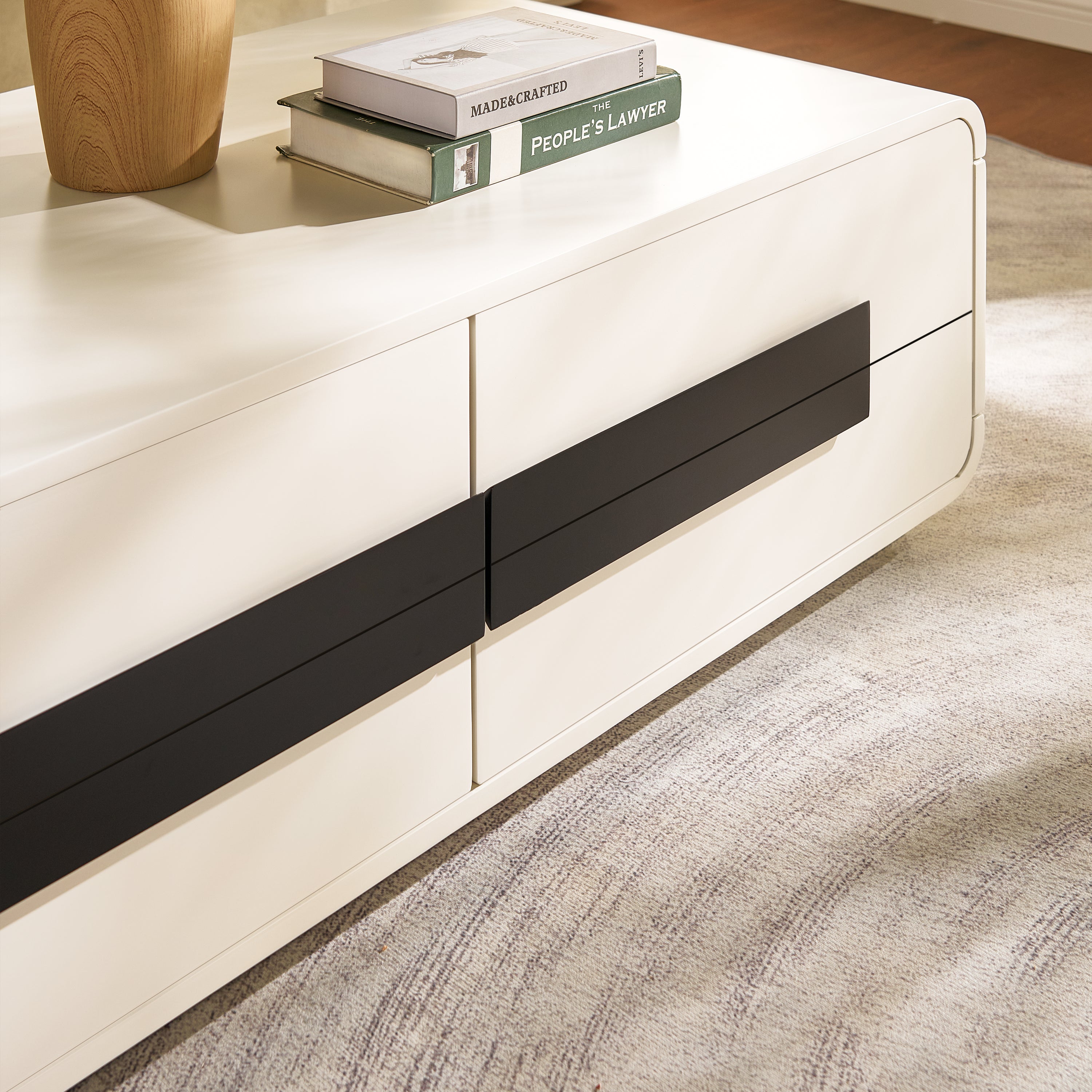 Soren Media Console And Coffee Table Set