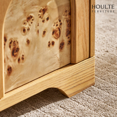 Aurora Oak Coffee Table and Media Console Set