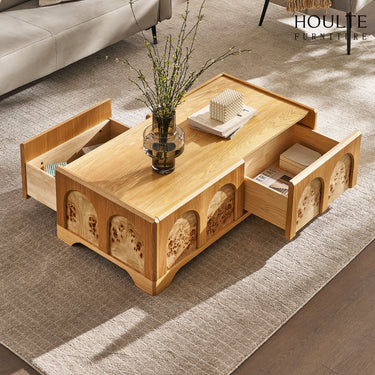 Aurora Oak Coffee Table 47.2"