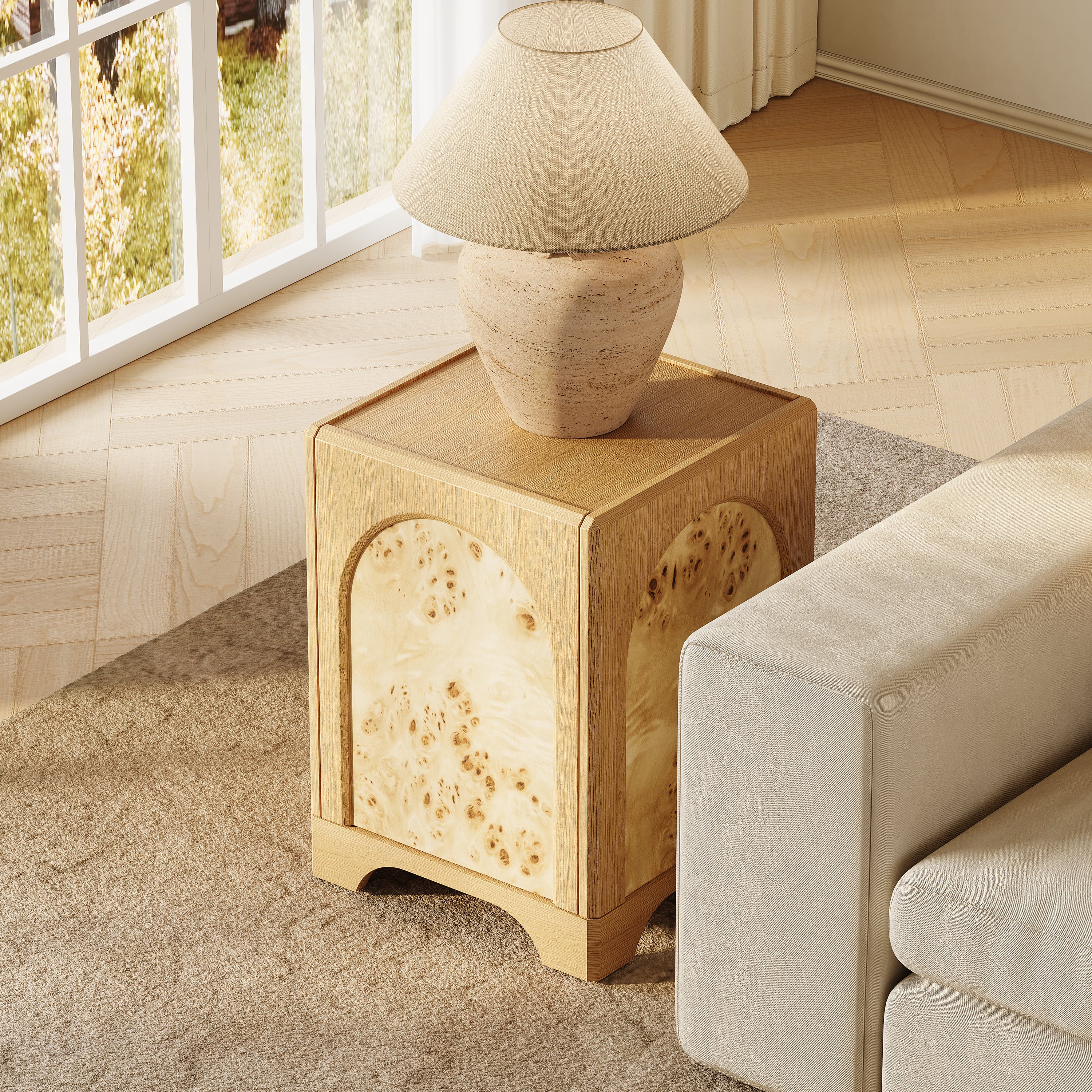 Aurora Oak Side Table