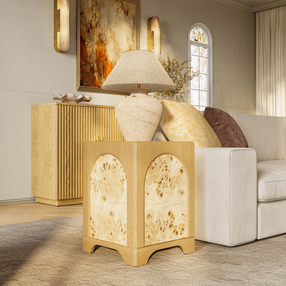 Aurora Oak Side Table