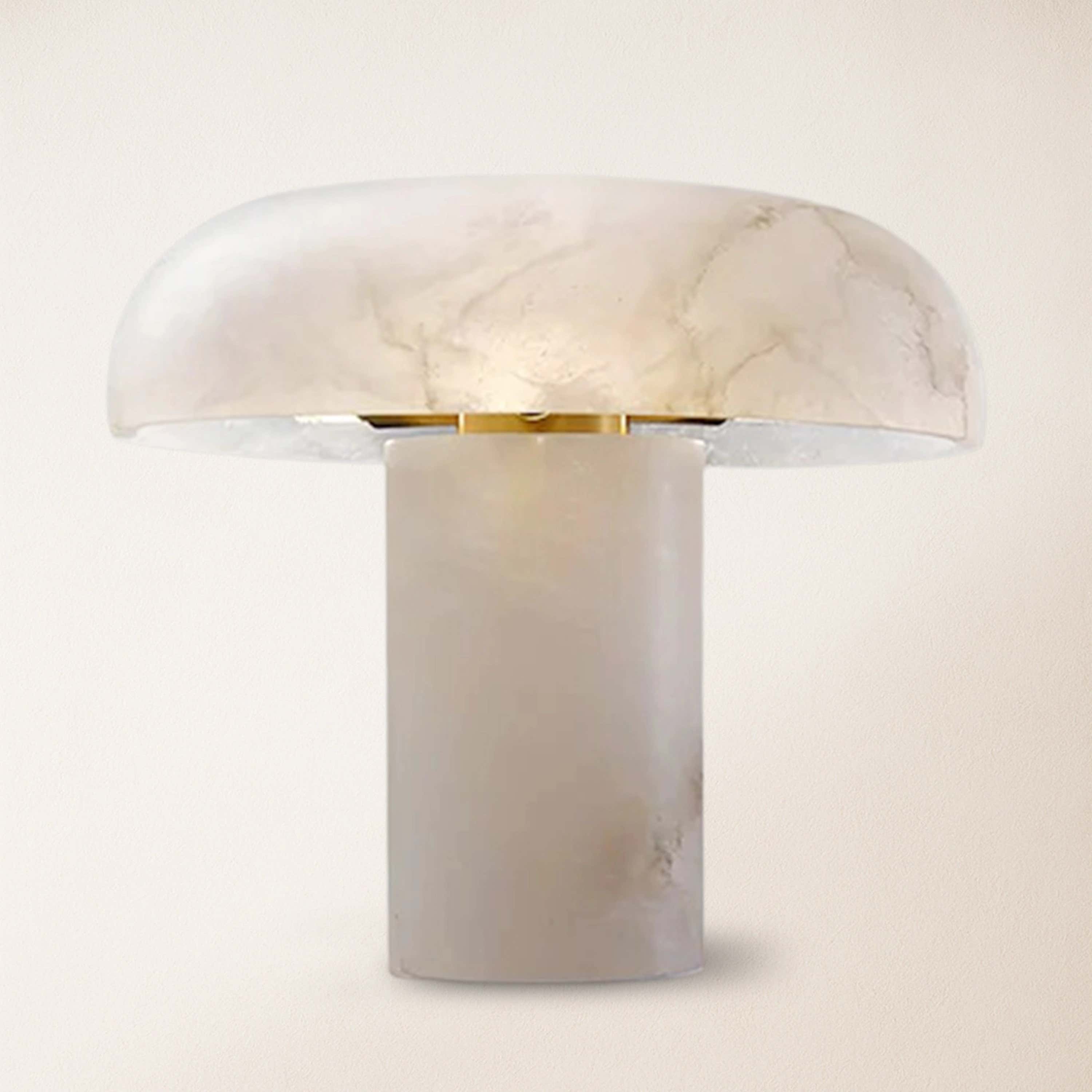 Dadaly Modern Alabaster Mushroom Table Lamp 25cm H