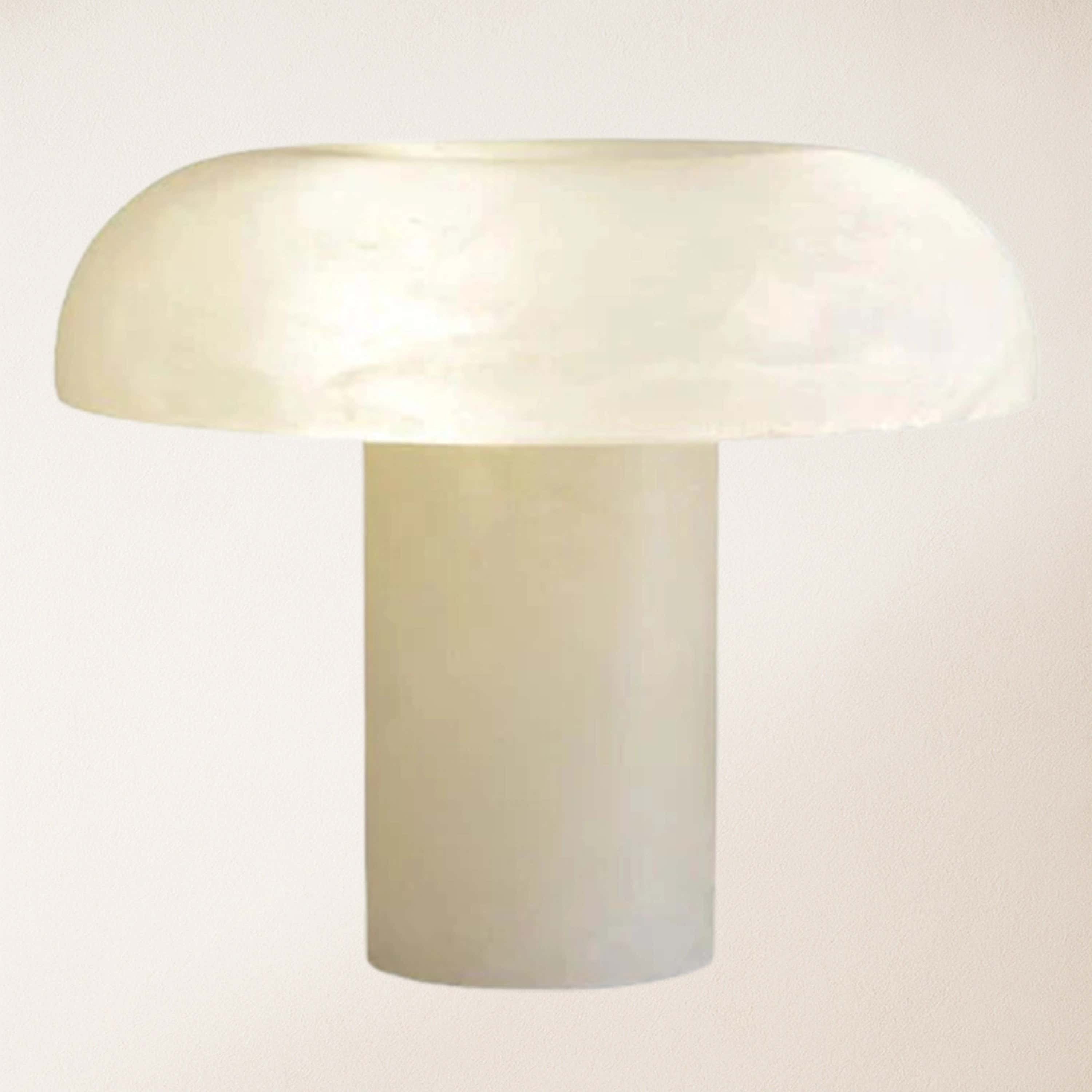 Dadaly Modern Alabaster Mushroom Table Lamp 25cm H