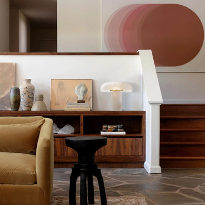 Dadaly Modern Alabaster Mushroom Table Lamp 25cm H