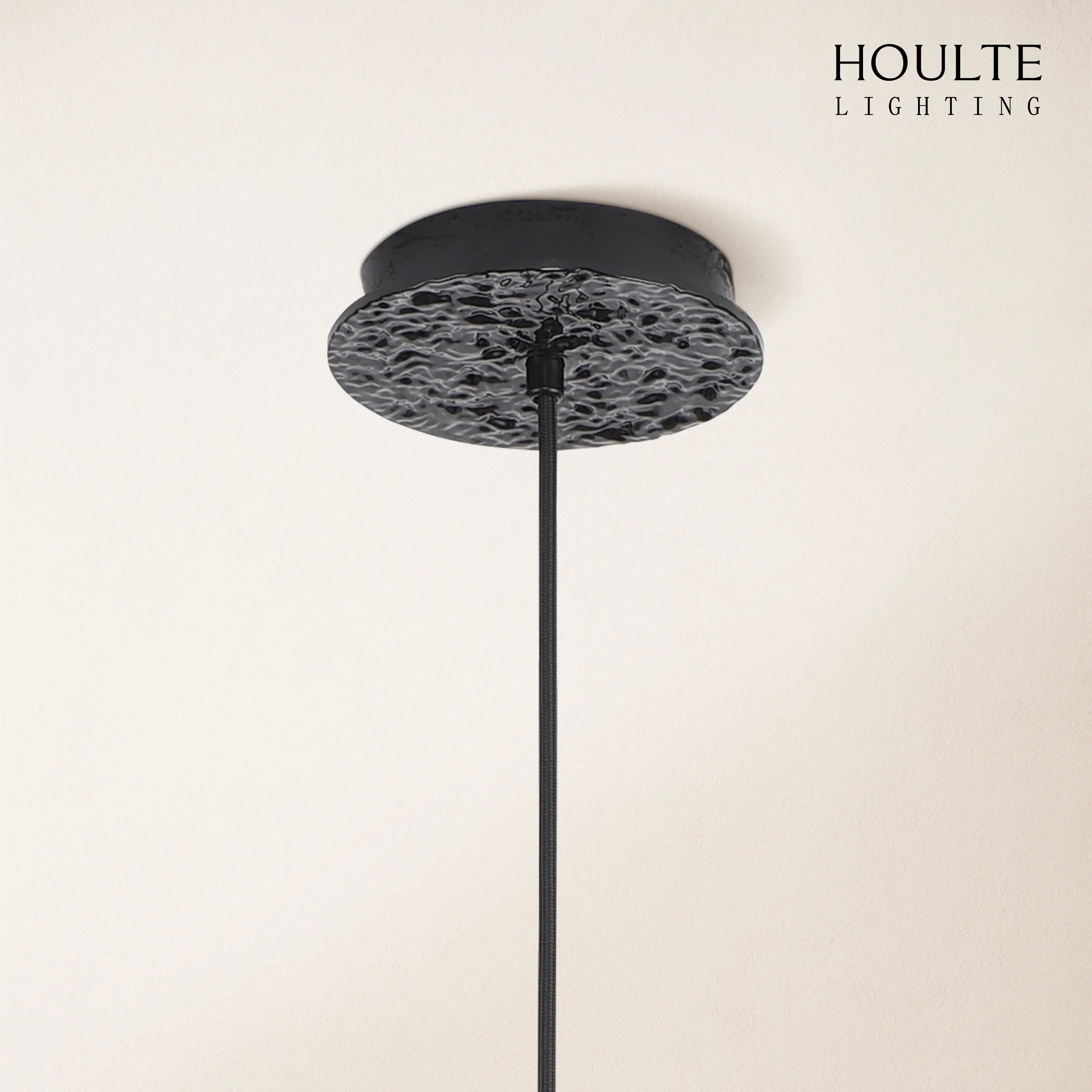 Elara Black Spherical Cage Chandelier 35.56cm