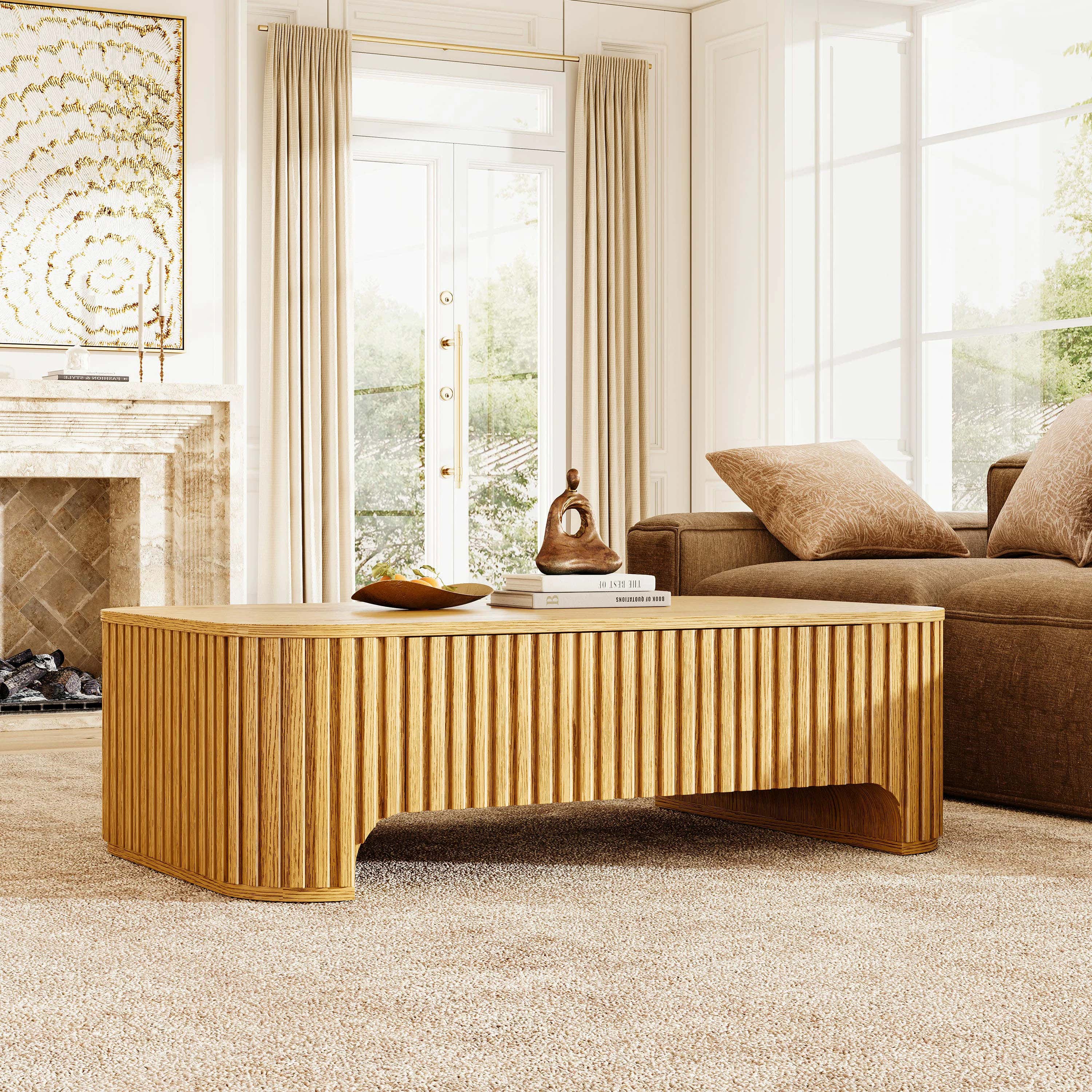 Elden Oak Coffee Table 48"W