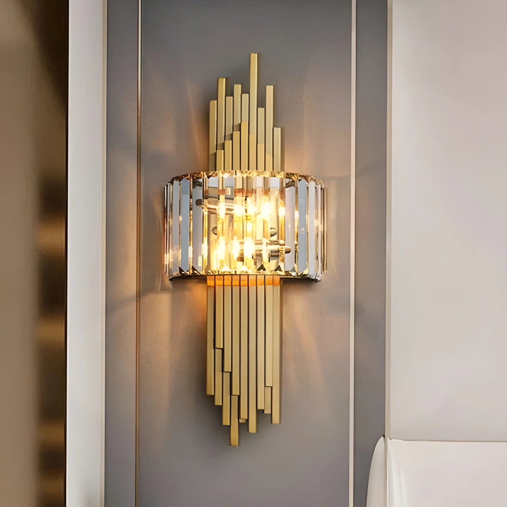 Oriana Crystal Wall Sconce 9.8"