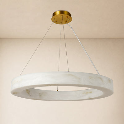 Neravelle Resin Ring Chandelier 30"D