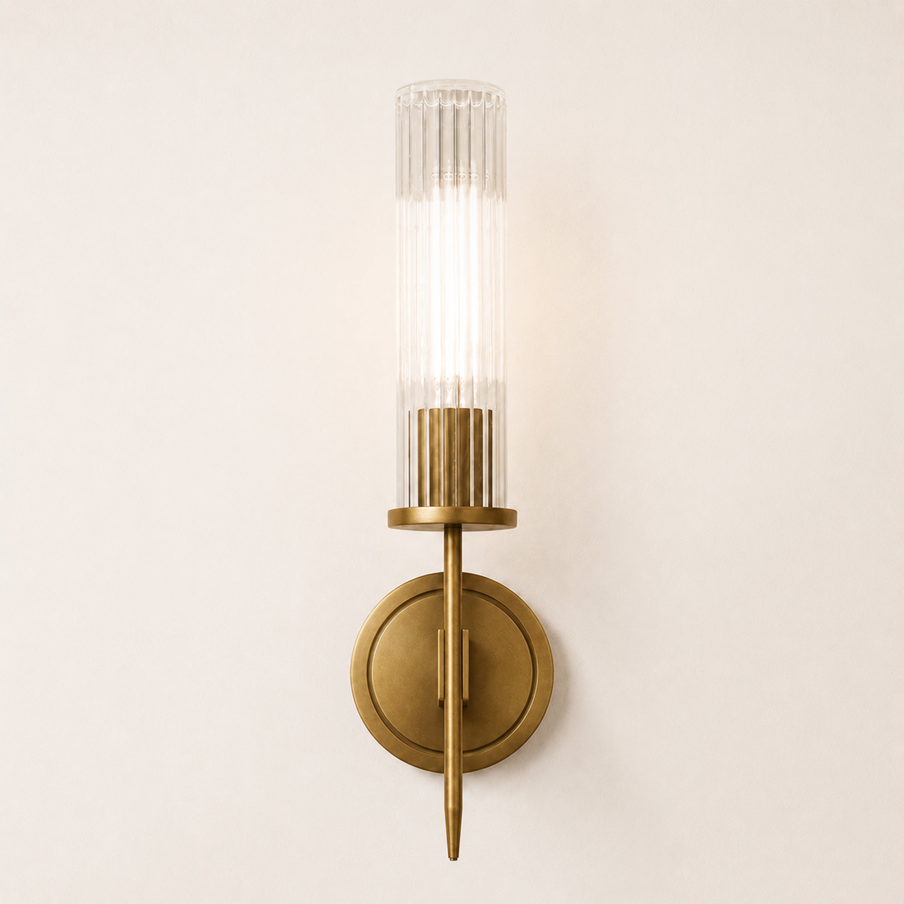 Bellmere 1 Lights Glass Wall Sconce