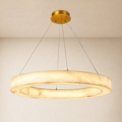 Neravelle Resin Ring Chandelier 30"D 