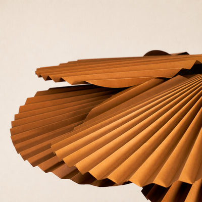 Calanthe Pleated Lotus Pendant Light