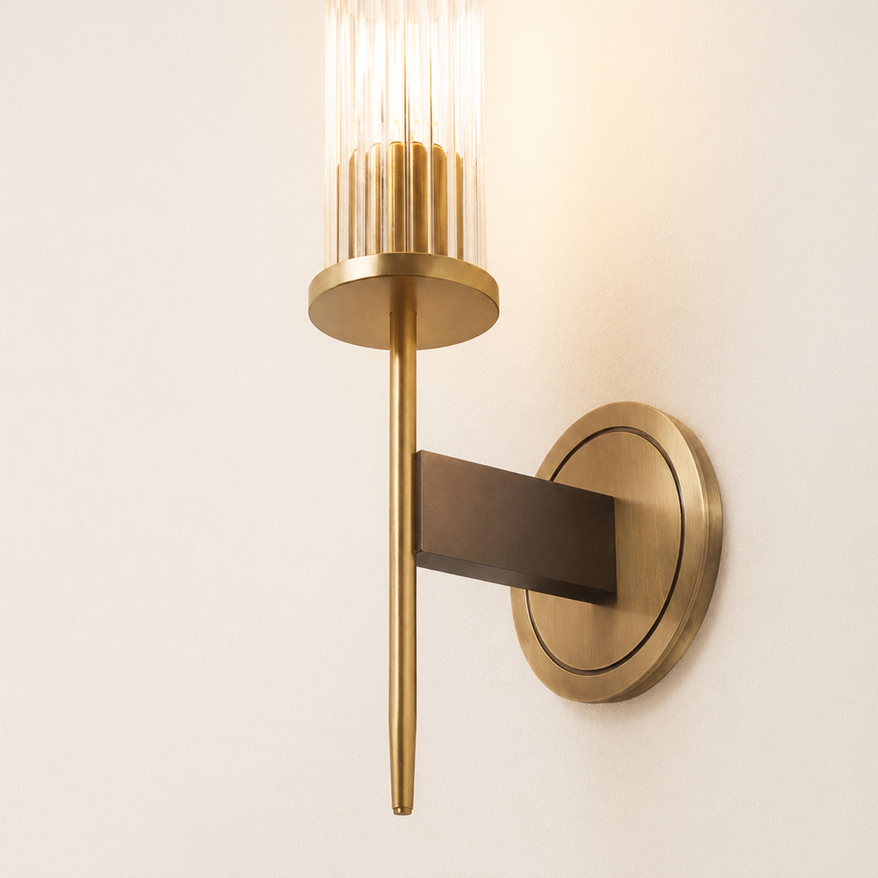 Bellmere 1 Lights Glass Wall Sconce