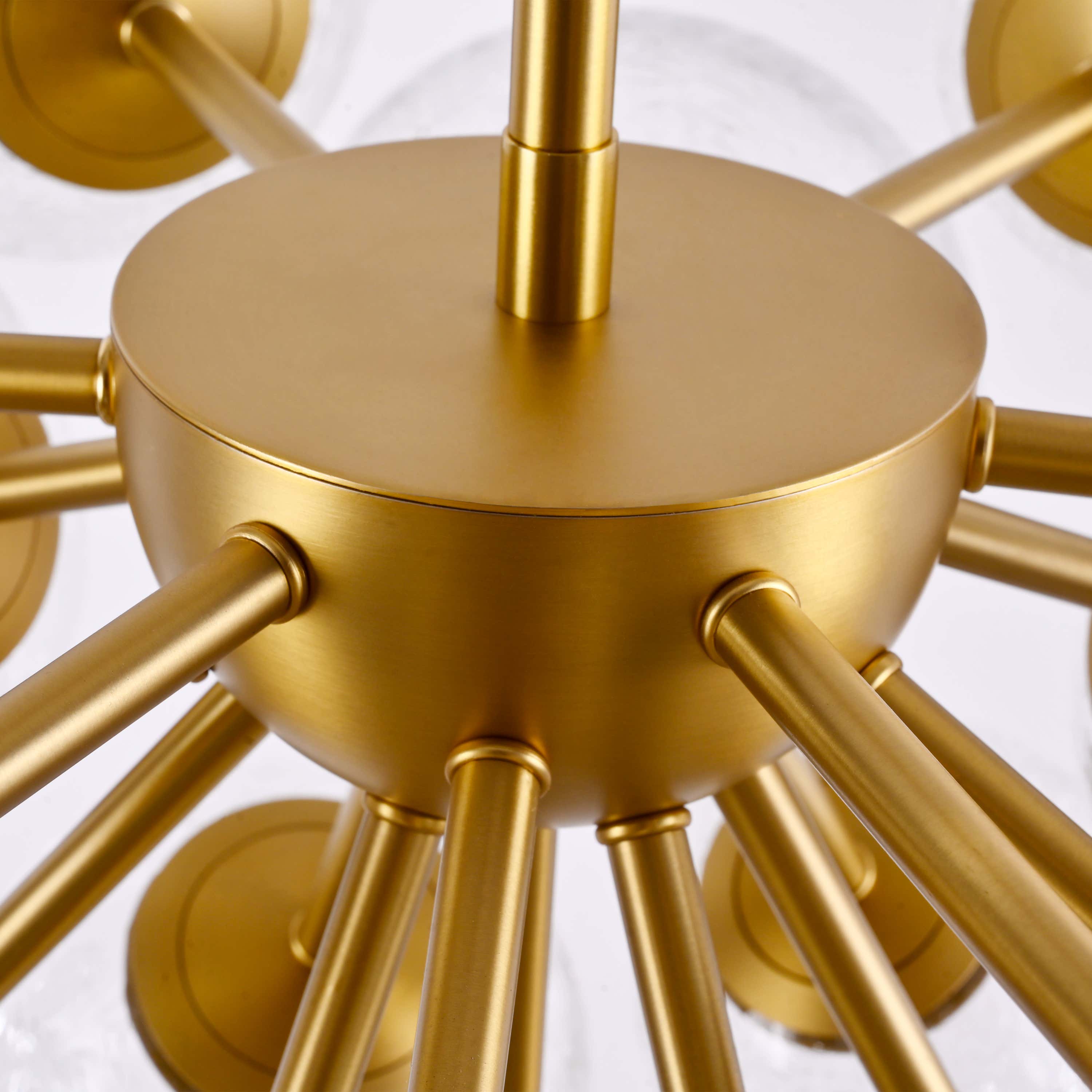 Elowen Crackled Glass Cluster Chandelier