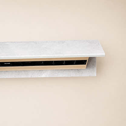 Pietra White Marble Linear Chandelier 49.2"D