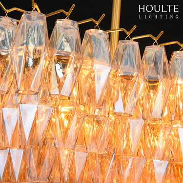 Celestial Drop Glass Crystal Glass Chandelier 137cm W