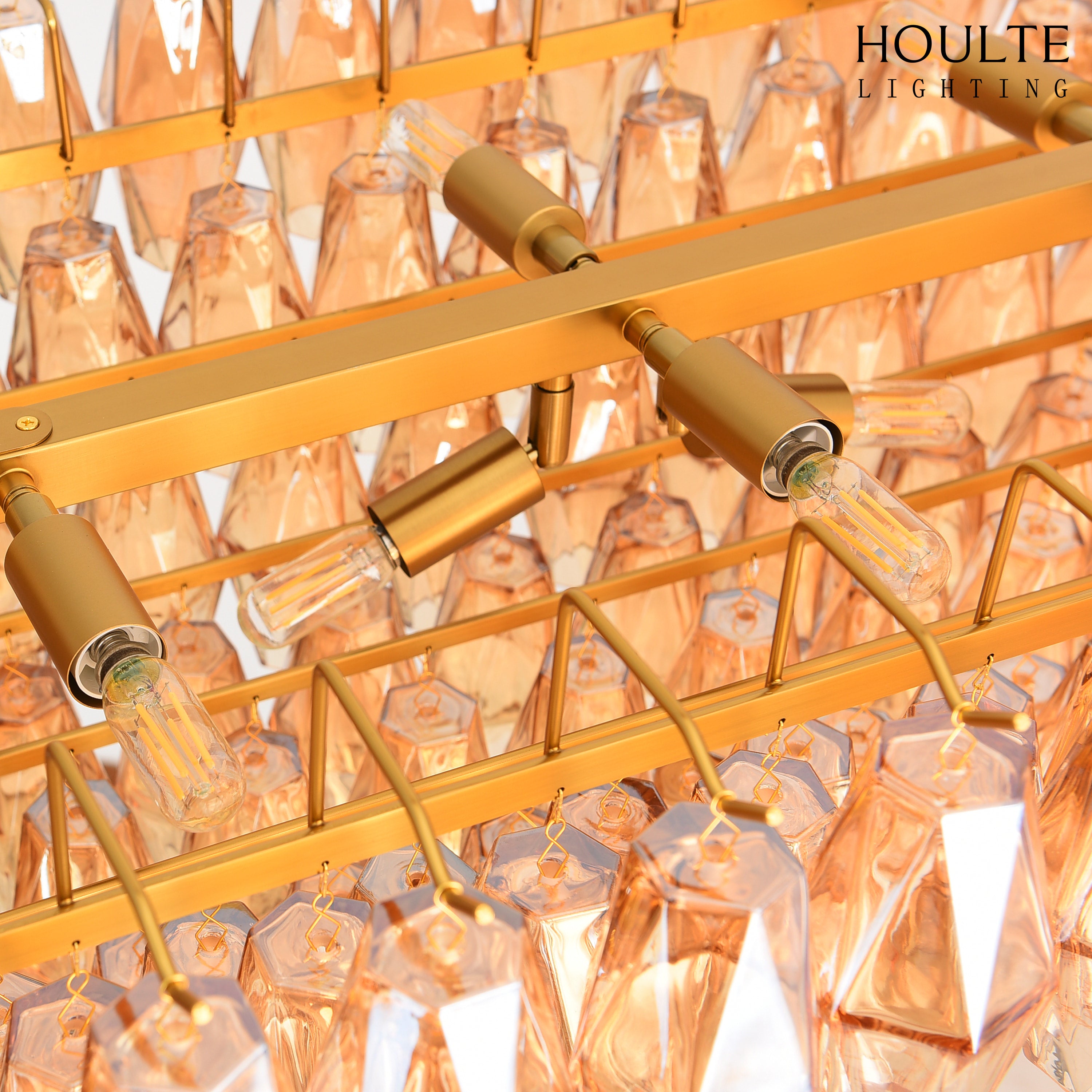 Celestial Drop Glass Crystal Glass Chandelier 137cm W