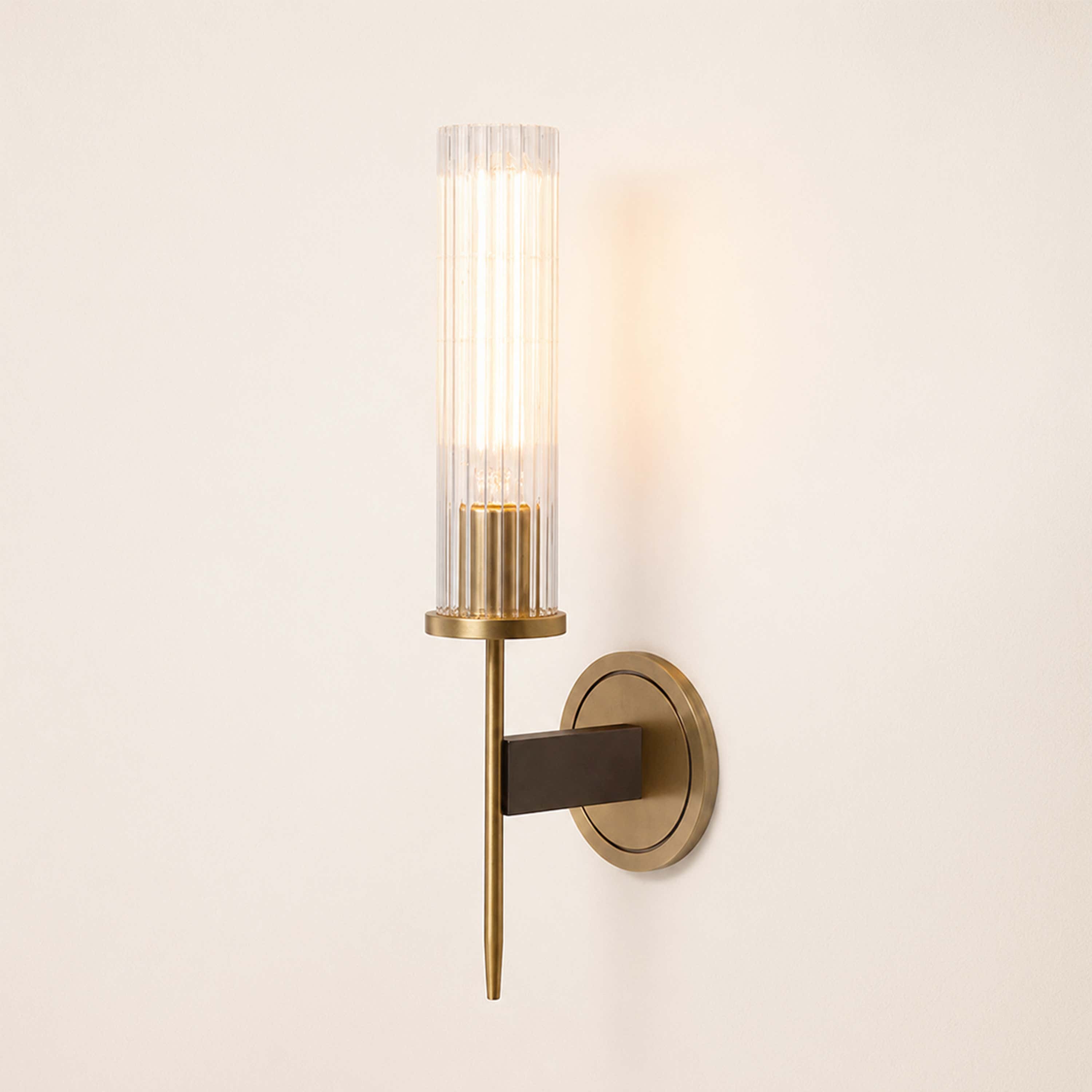 Bellmere 1 Lights Glass Wall Sconce