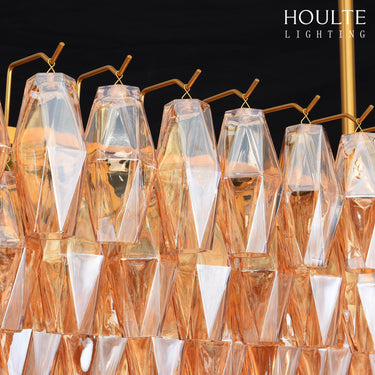 Celestial Drop Glass Crystal Glass Chandelier 137cm W