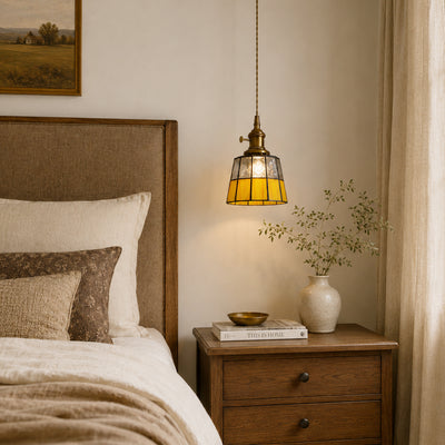 Karys Stained Glass Pendant Light