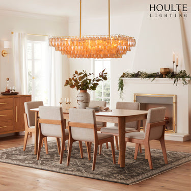 Celestial Drop Glass Crystal Glass Chandelier 137cm W