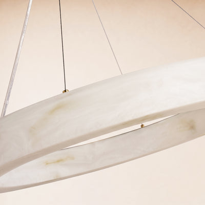 Neravelle Resin Ring Chandelier 30"D