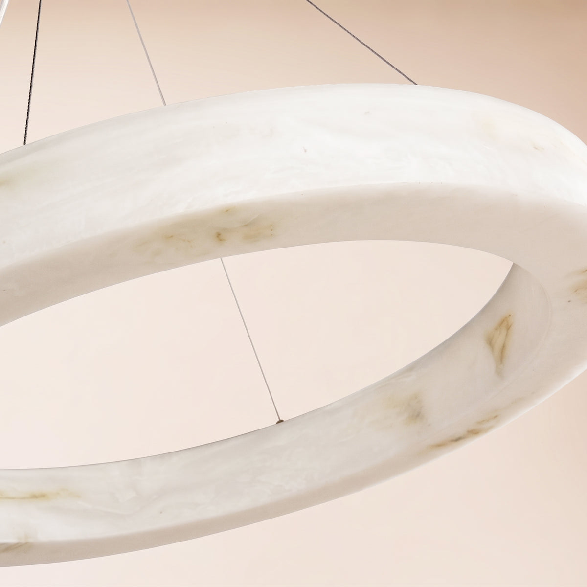 Neravelle Resin Ring Chandelier 30"D 