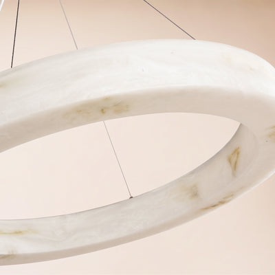 Neravelle Resin Ring Chandelier 30"D 