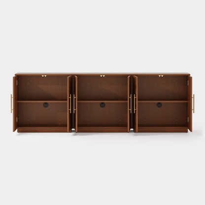 Holt 95″ Solid Oak Console(Set of 3)