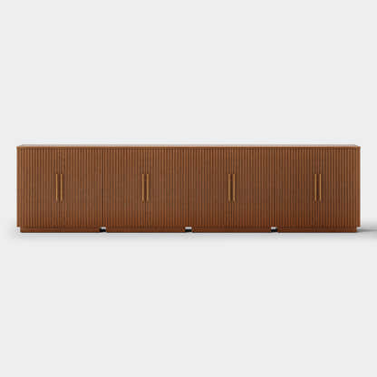 Holt 126″ Solid Oak Console(Set of 4)