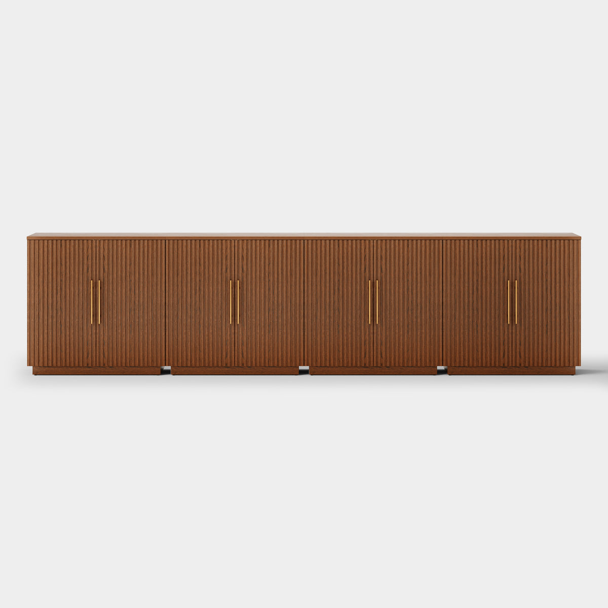 Holt 126″ Solid Oak Console(Set of 4)