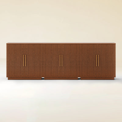Holt 95″ Solid Oak Console(Set of 3)