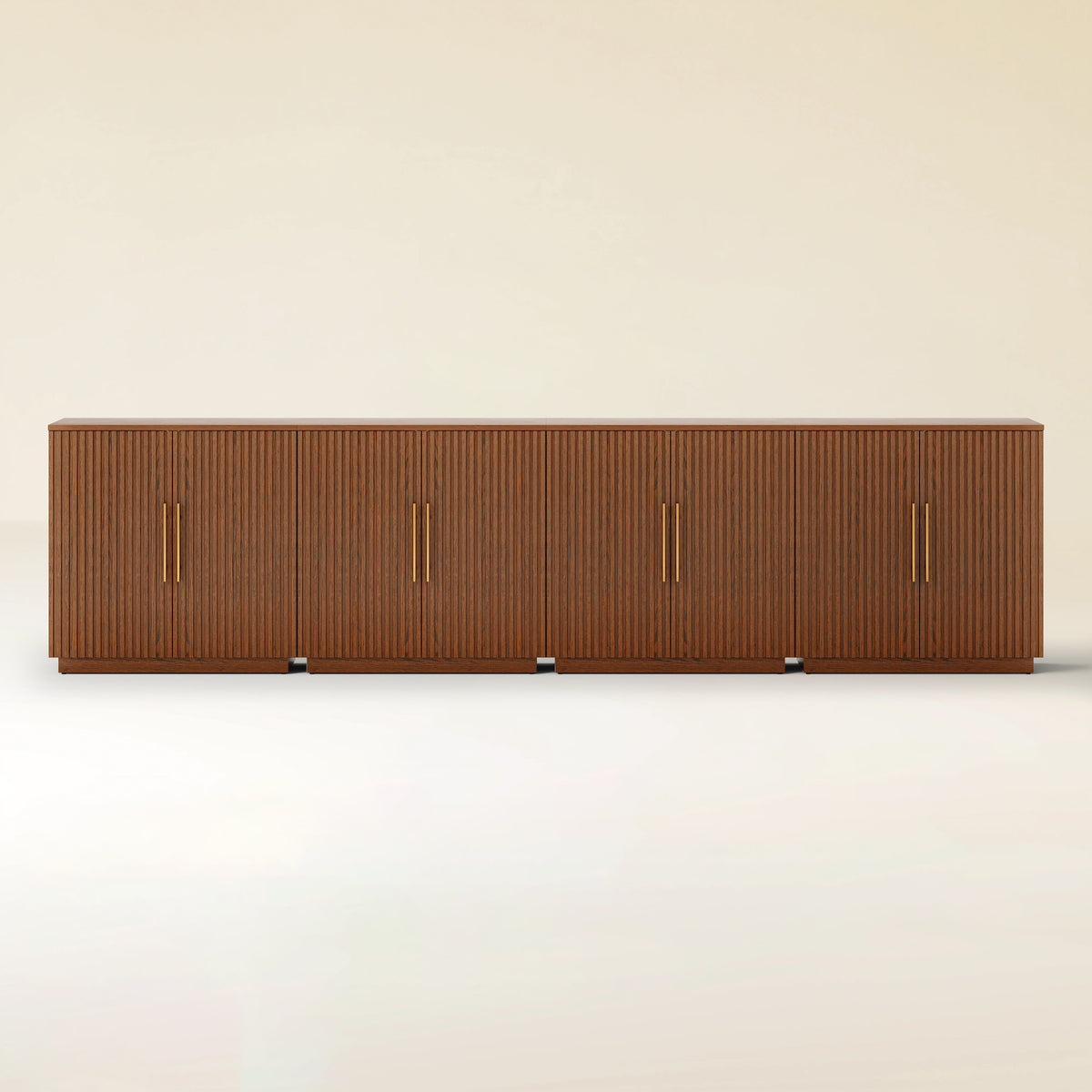 Holt 126″ Solid Oak Console(Set of 4)