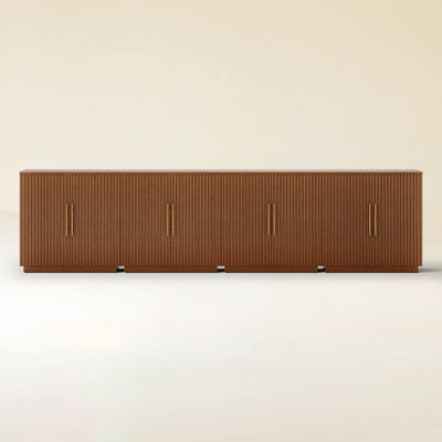 Holt 126″ Solid Oak Console(Set of 4)