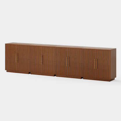 Holt 126″ Solid Oak Console(Set of 4)