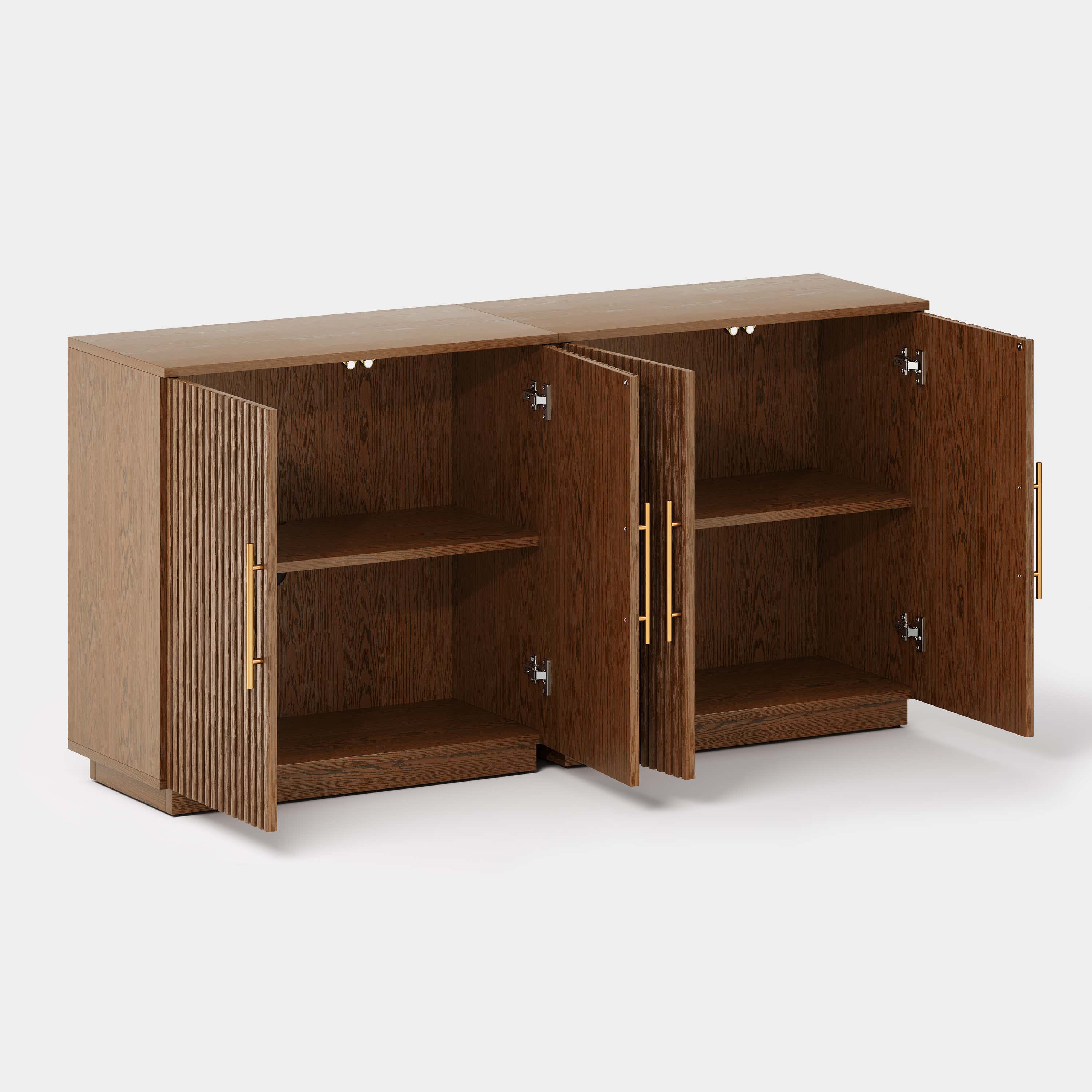 Holt 63″ Solid Oak Console(Set of 2)