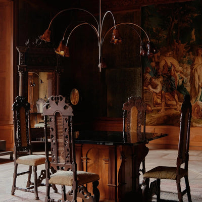 Florea Glass Art Chandelier