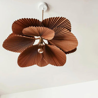 Calanthe Pleated Lotus Pendant Light