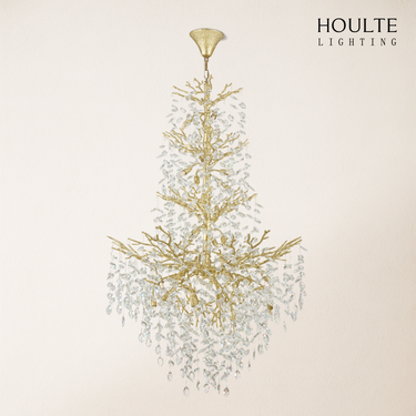 Frostleaf Crystal Cascade Grand Staircase Chandelier 61"H
