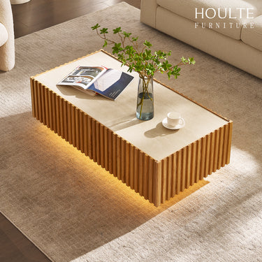 Isla Oak Rectangle Coffee Table 47"
