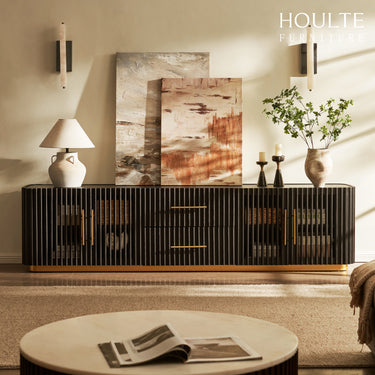 Holton Oak Media Console 240cm W