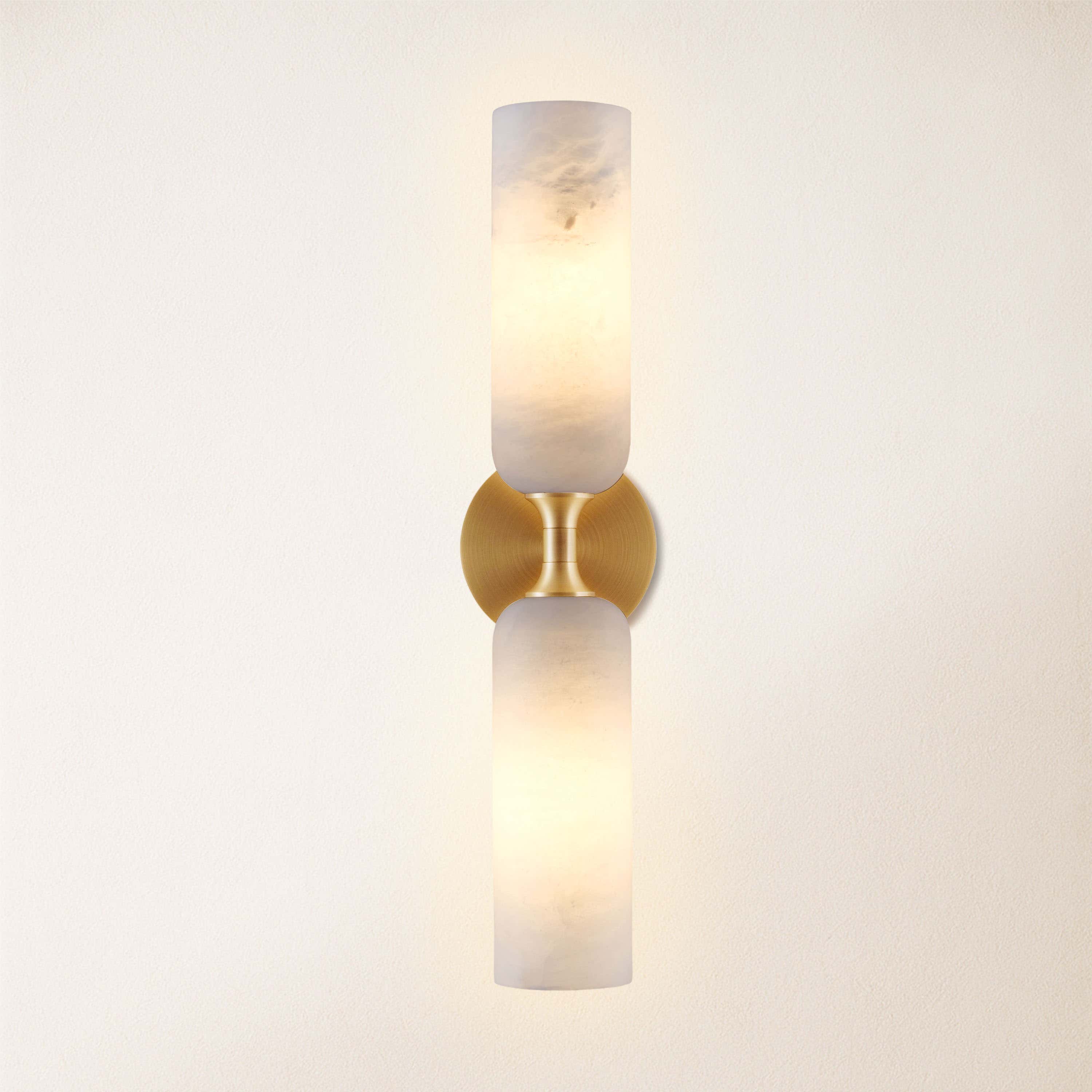 Axis Alabaster Wall Sconce 24cm H