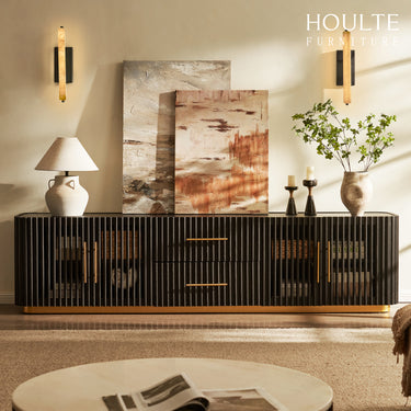 Holton Oak Media Console 240cm W