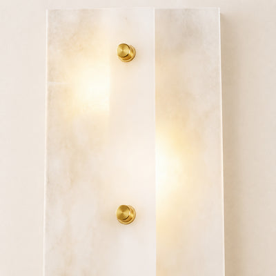 Gemina Alabaster Wall Sconce