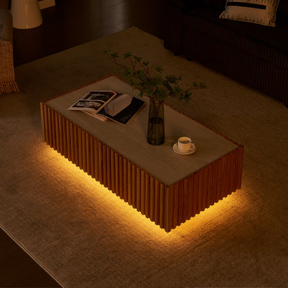 Isla Oak Rectangle Coffee Table 47"