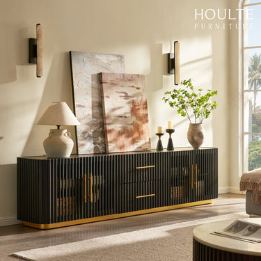 Holton Oak Media Console 240cm W